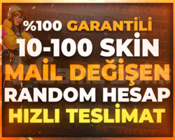 GARANTİLİ | 10-100 SKİN MAİL DEĞİŞEN HESAP