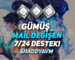 TR - MAİL DEĞİŞEN - GÜMÜŞ  - ULTRA DÜŞÜK MMR!