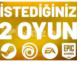 İstediğiniz 2 Oyun +Garanti