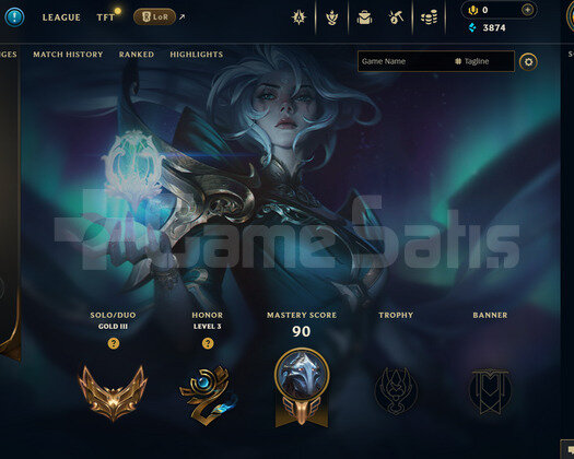 EUW 76 WR Gold 3 | 4 Kostüm - 27K Mö | Dereceli Ha
