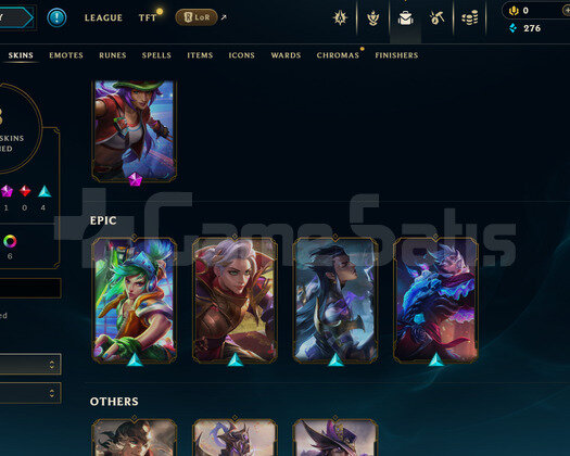 TR Gold 3 | 8 Kostüm - 66 Hero | LoL Hesap
