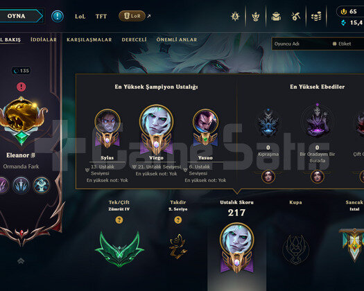 EUW BOL SKİNLİ ZÜMRÜT HESAP