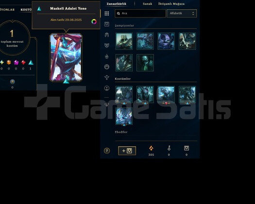 TR SON YONE SKINLI 30A KASMALIK 26 HERO 25 LVL ACC