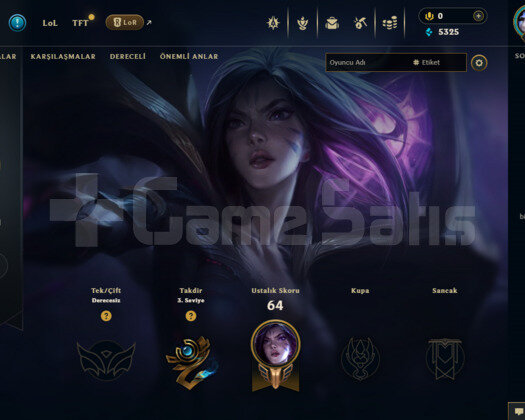 TR 32 LVL 18 HERO HEPSİ ADC UNRANKED KASILMALIK