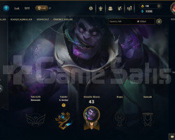 EUW EFSANEVI AKALİ SKINLI 25 HERO 30A KASMALIK ACC