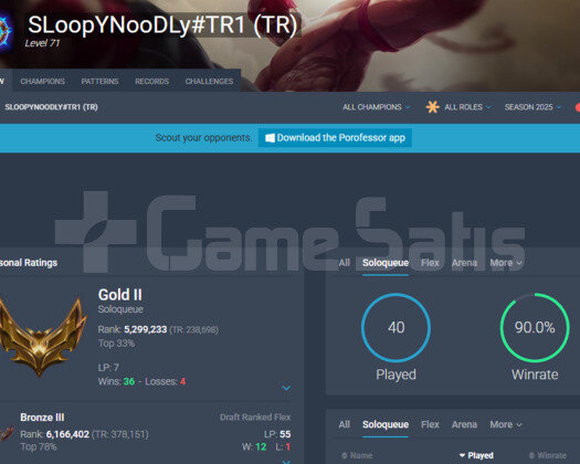 TR 21 SKIN 59 HERO 90WR GOLD 2 SMURF ACC.