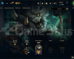 TR 37 LVL 5 SKIN 25 HERO HANDMADE UNRANKED ACC.