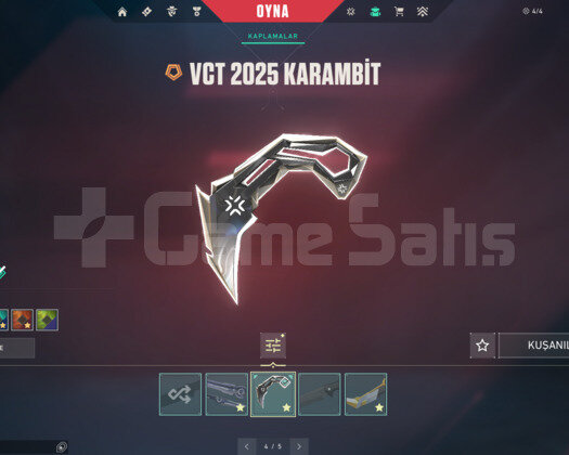 TR | VCT 25 VE ASİL KARAMBİT/SERİ TETİK MAİL HESAP