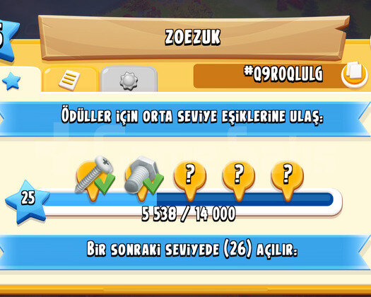 25 SEVİYE DEPOLUK HESAP