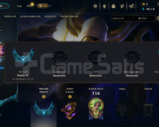 TR PLAT 4 / 4 KOSTÜM / 44K MÖ / +38 LP