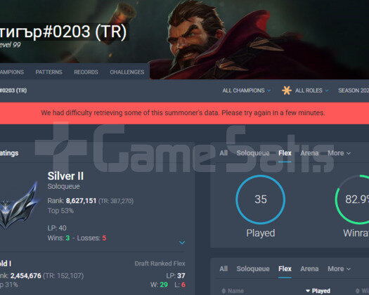 TR 19 SKIN 67 HERO FLEX 80 WR GOLD 1 HESAP