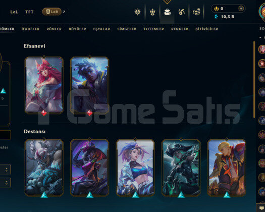 EUW 87 LEVEL HANDMADE MAİLLİ 18 SKİNLİ DEMİR HESAP