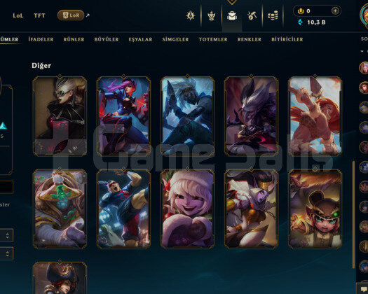 EUW 87 LEVEL HANDMADE MAİLLİ 18 SKİNLİ DEMİR HESAP