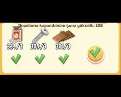 89 adet ambar malzemesi hemen teslimat