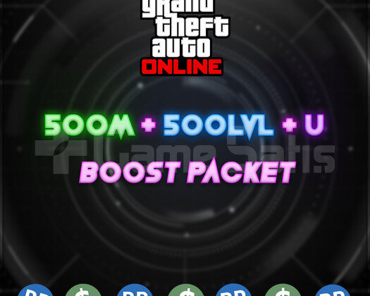 Gta 5 Online 500M + 500lvl + Unlock Paket