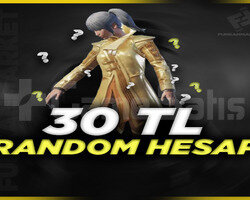 |DOPDOLU| 30TL PUBG RANDOM HESAP ULTRAVİP++