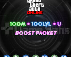 Gta 5 Online 100M + 100lvl + Unlock Paket