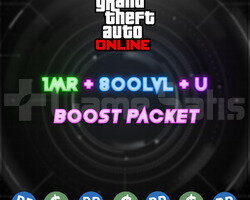 Gta 5 Online 1MR+800lvl+Unlock Paket