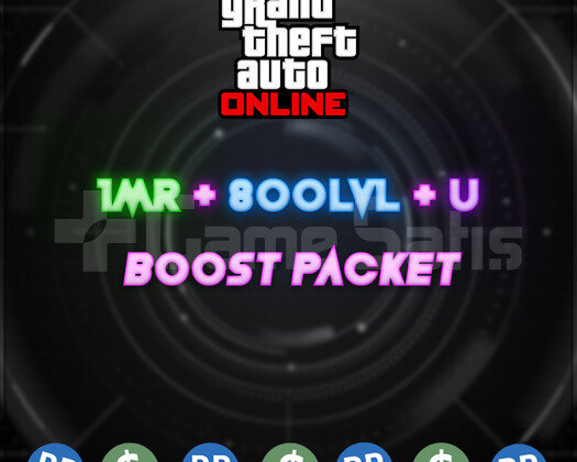 Gta 5 Online 1MR+800lvl+Unlock Paket