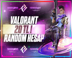 UVİP++ 20TL VALORANT RANDOM HESAP
