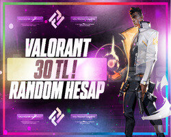UVİP++ 30TL VALORANT RANDOM HESAP