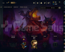 EUW 19 LEVEL HANDMADE MAİLLİ 2 SKİNLİ FRESH HESAP!
