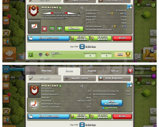 16.9 REQ N LEAVE geldi orijinal klan