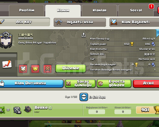 15 Level Ucuz Çin Klanı