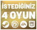 İstediğiniz 4 Oyun +Garanti