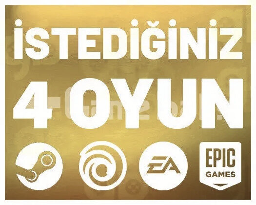 İstediğiniz 4 Oyun +Garanti