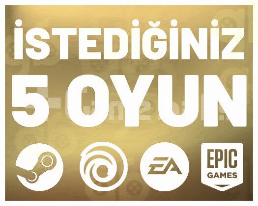 İstediğiniz 5 Oyun +Garanti