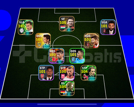 105 PUSKAS 105 BAGGIO 104 BARESI 3156 KG TEK BAĞ