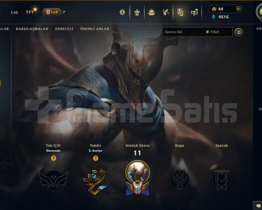 EUW 30 LEVEL HANDMADE 2012YILINDA HESAP FRESH!!!