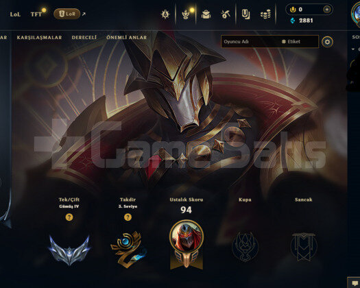 EUW GÜMÜŞ 4 HANDMADE YÜKSEK LP GAİN
