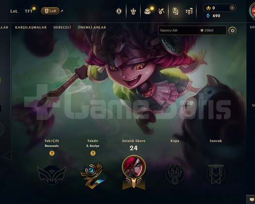 EUW Unranked | 4 Kostüm - 24 Hero | LoL