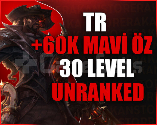 TR BAN RİSKSİZ +60K MAVİ ÖZ 30 LV UNRANKED