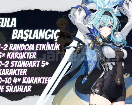 EU | MR10+ Eula + 5* Etkinlik Karakteri