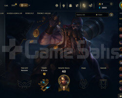 EUW 18 LEVEL HANDMADE MAİLLİ 3 SKİNLİ HESAP!!