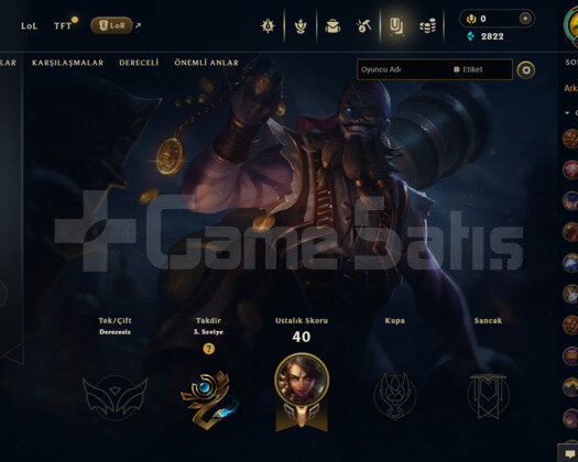 EUW 18 LEVEL HANDMADE MAİLLİ 3 SKİNLİ HESAP!!