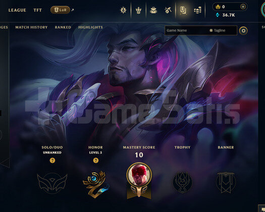 EUW Unranked | 2 Kostüm - 36K Mö | LoL Hesap