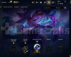EUW Unranked | 6 Kostüm - 34K Mö | LoL Hesap