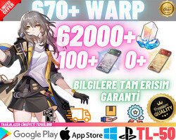 EU | TL50 670+ WARP - 62000+ JADE + 100+0 PASS