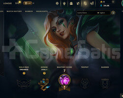 EUW Unranked | 4 Kostüm - 34K Mö | LoL Hesap