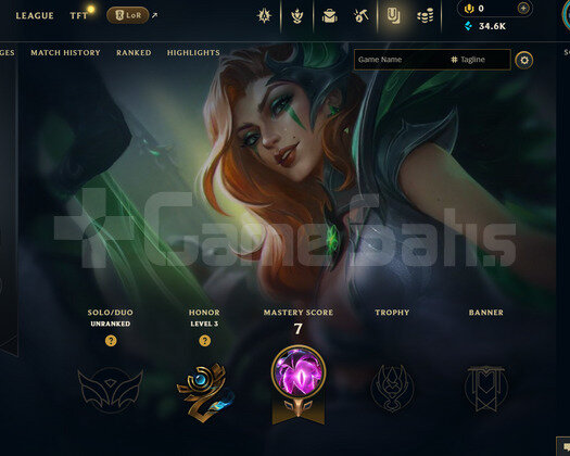 EUW Unranked | 4 Kostüm - 34K Mö | LoL Hesap