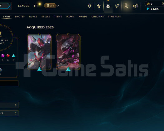EUW Unranked | 2 Kostüm - 31K Mö | LoL Hesap