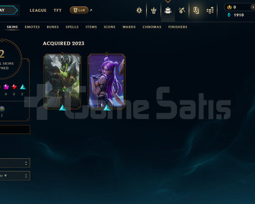 TR Unranked | 2 Kostüm - 24 Hero | LoL Hesap