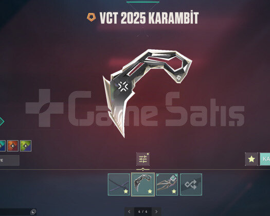 VCT KARAMBİT SIR ÇİÇEKLİ NADİR MAİLLİ HESAP
