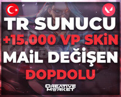 TR SUNUCU | +15000VP SKİN | MAİL DEĞİŞEN | DOPDOLU