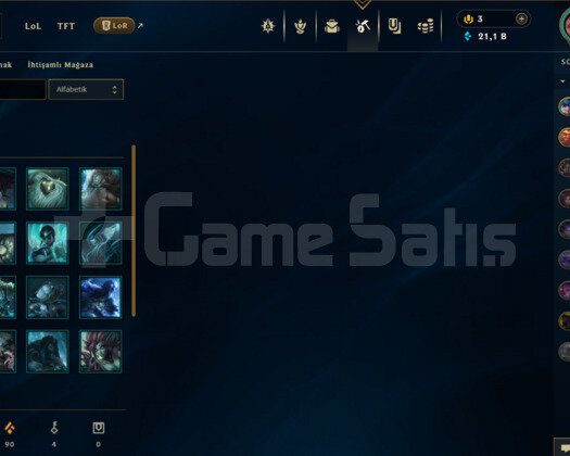 EUW 57 LEVEL HANDMADE MAİLLİ 21 SKİNLİ FRESH HESAP