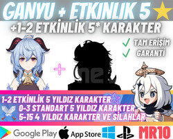 EU|MR10 Ganyu + Rastgele Etkinlik 5 Yıldız Starter